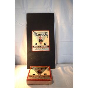 Vintage 1946 Monopoly Parker Brothers Popular Edition